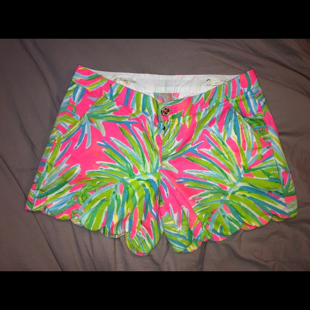 Lilly Pulitzer Tiki Pink Buttercup Shorts